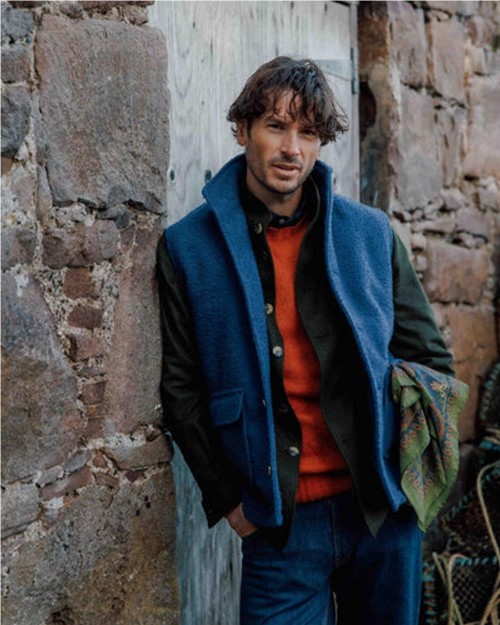 Chaleco de lana Casentino BLUE 2