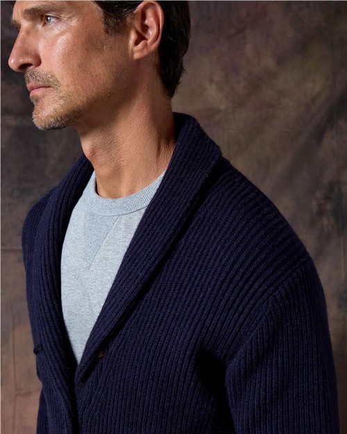 Cardigan punto hombre MARINO 2