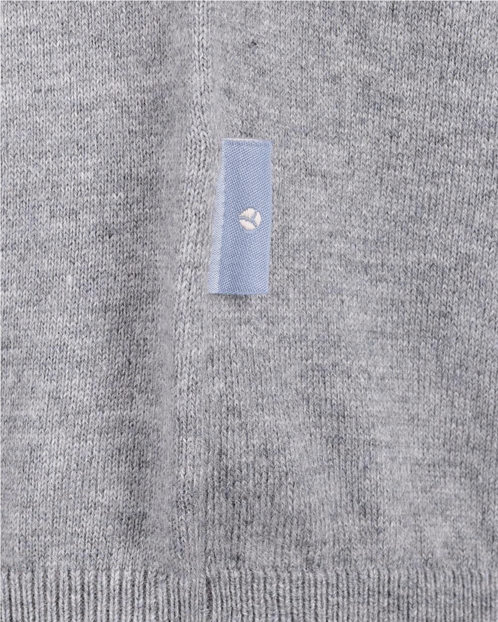 Jersey cachemire hombre GRIS