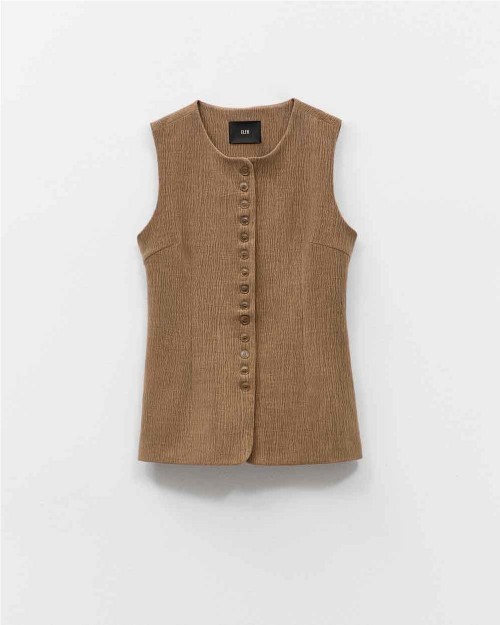Chaleco Mujer MARRON