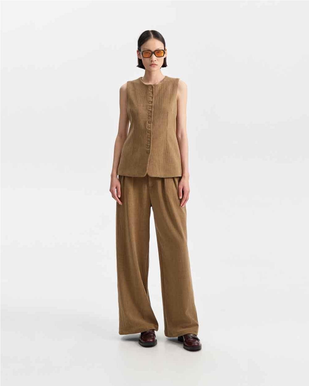 Chaleco Mujer MARRON