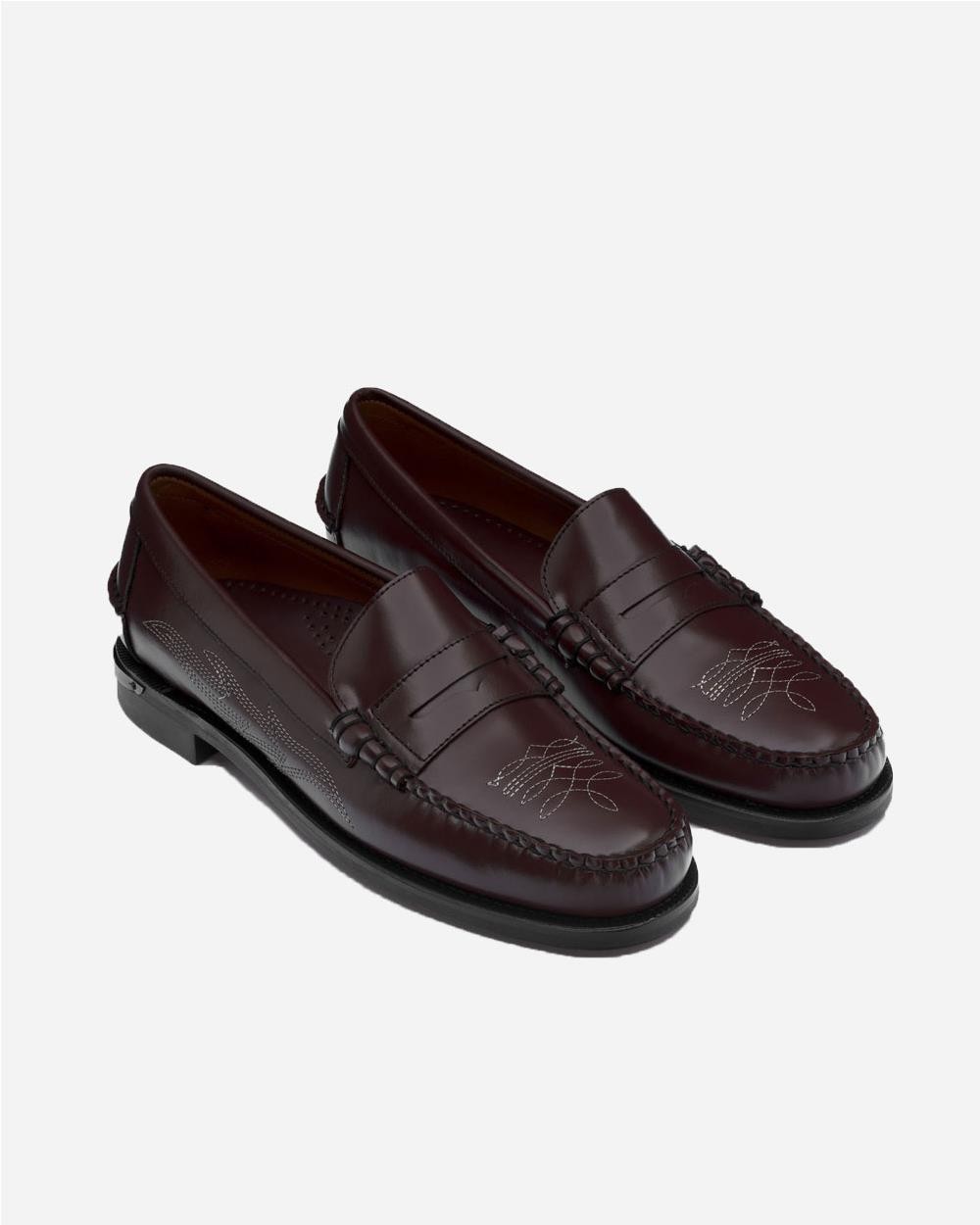 Mocasín Dan El Paso mujer BURGUNDY