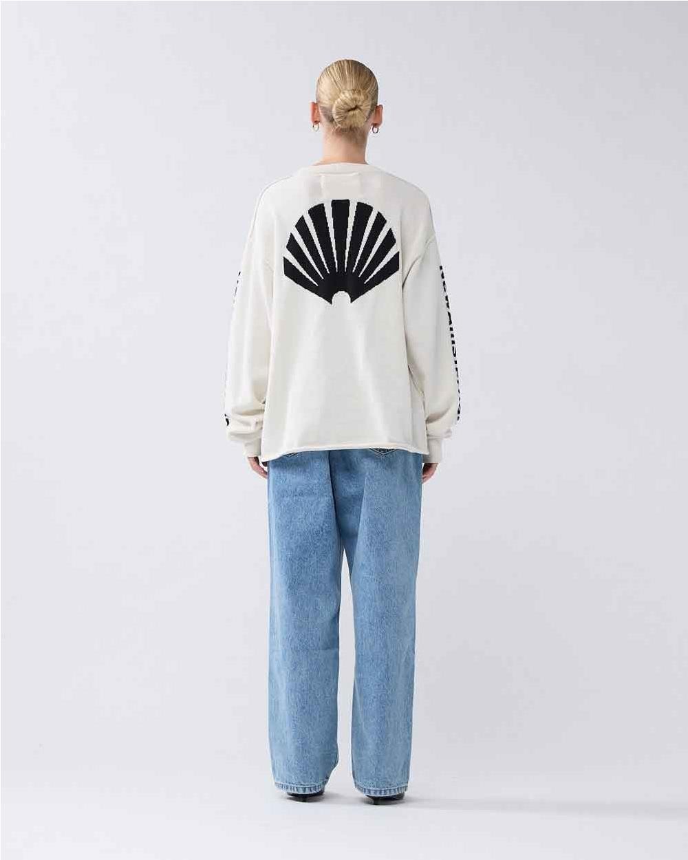 Jersey algodón unisex BLANCO