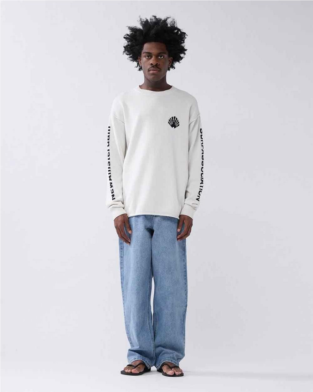 Jersey algodón unisex BLANCO