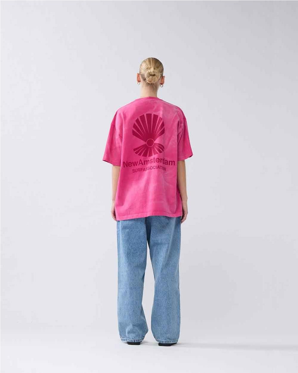 Camiseta Unisex Oyster tee magenta...