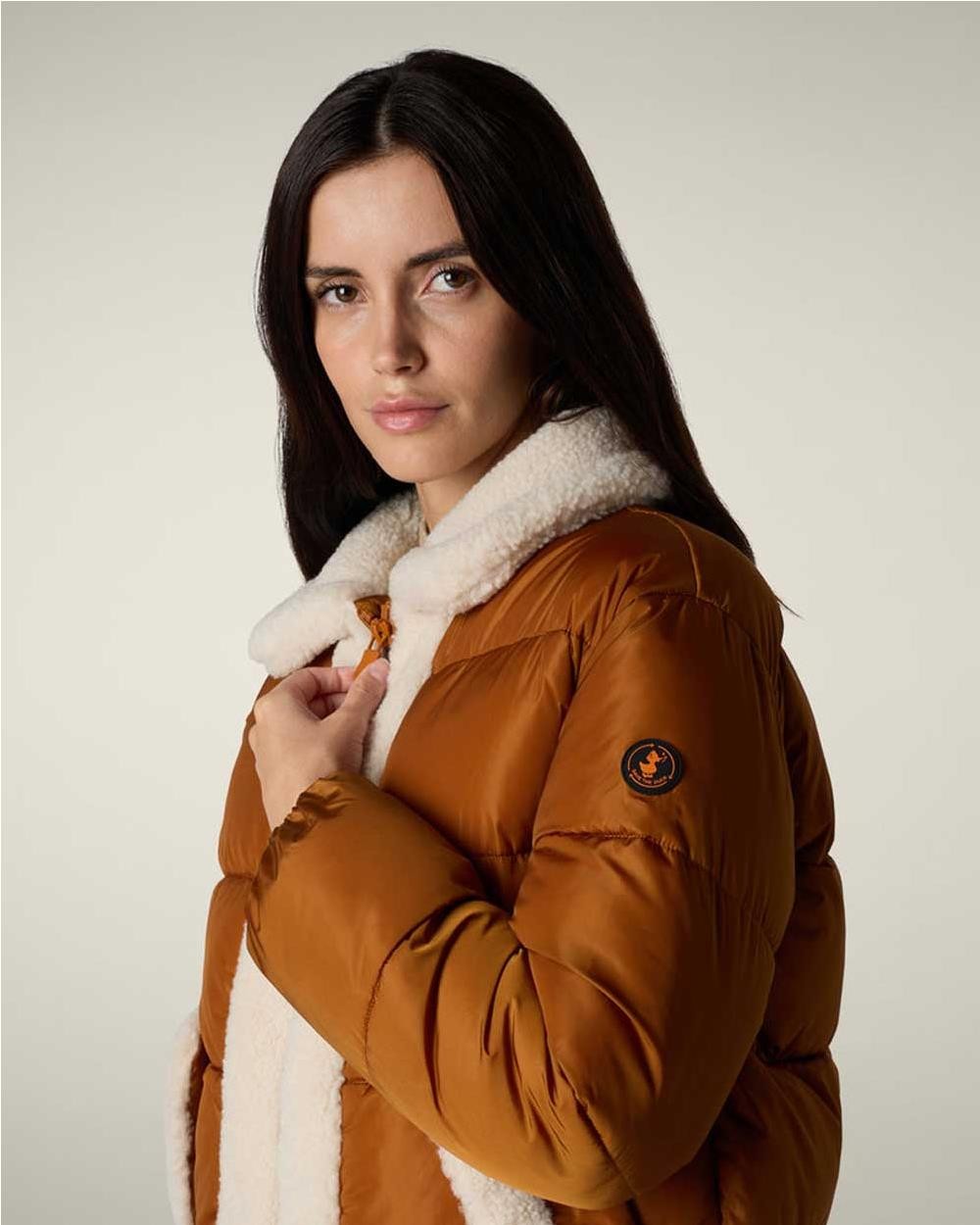 Chaqueta acolchada Honey mujer CARAMEL