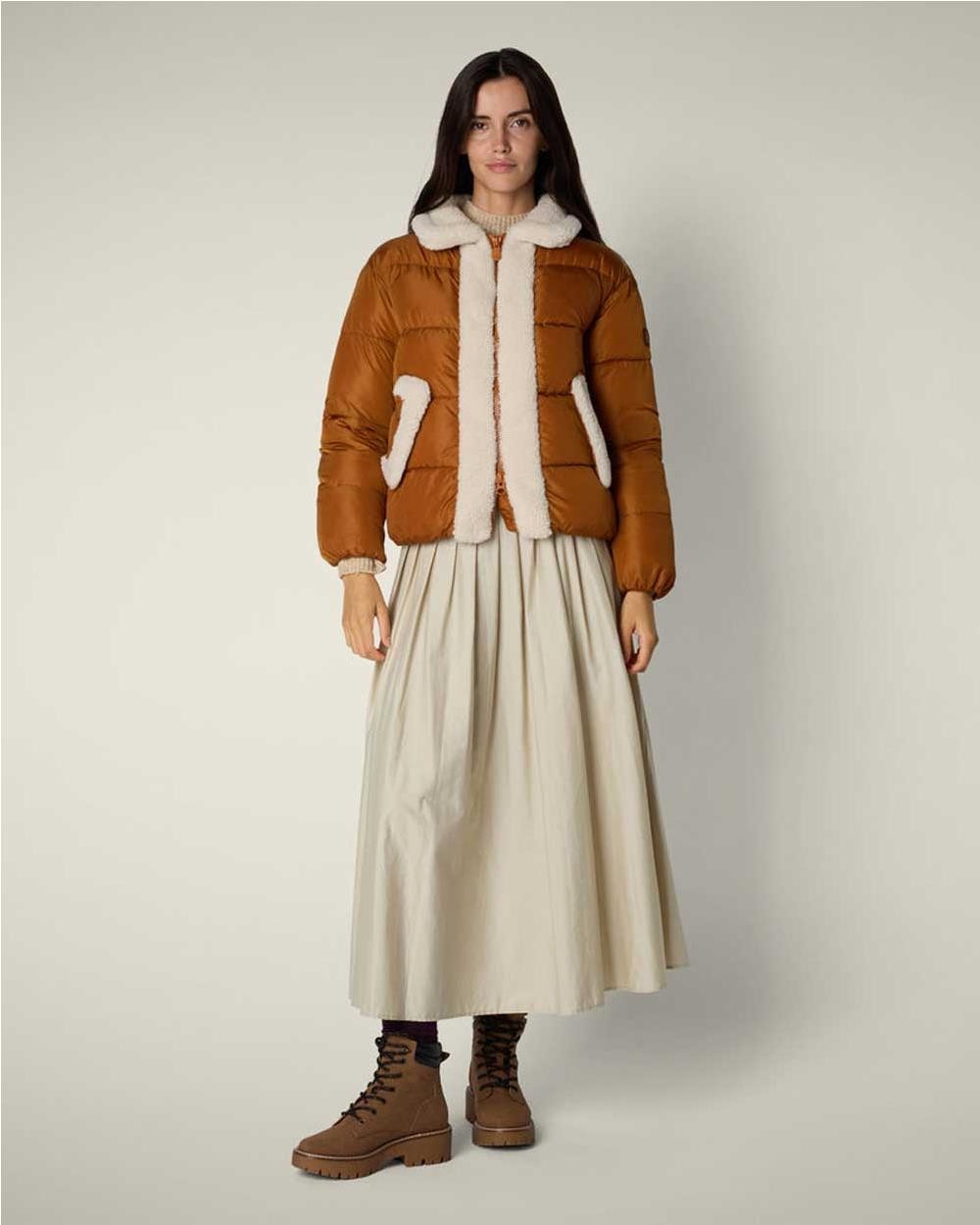 Chaqueta acolchada Honey mujer CARAMEL