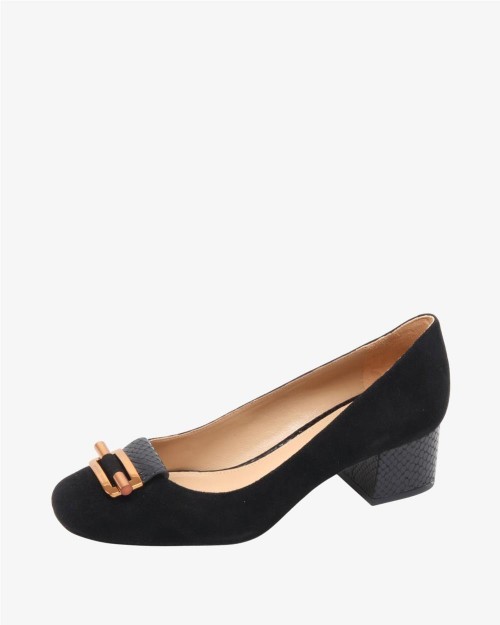 Zapato salon broche mujer...