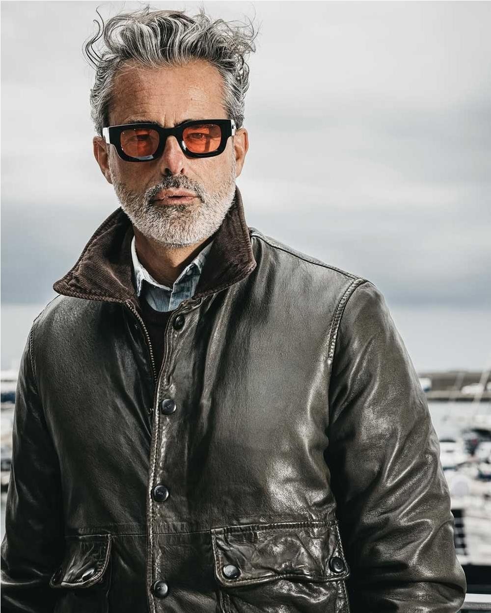 Chaqueta piel Ottaviano hombre GREEN...