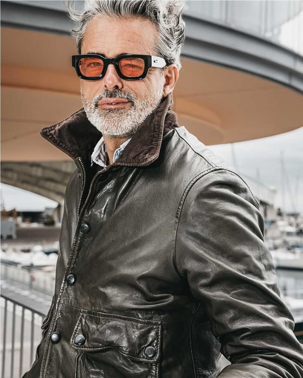 Chaqueta piel Ottaviano hombre GREEN...