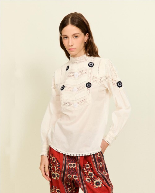 Blusa regina mujer WHITE 2