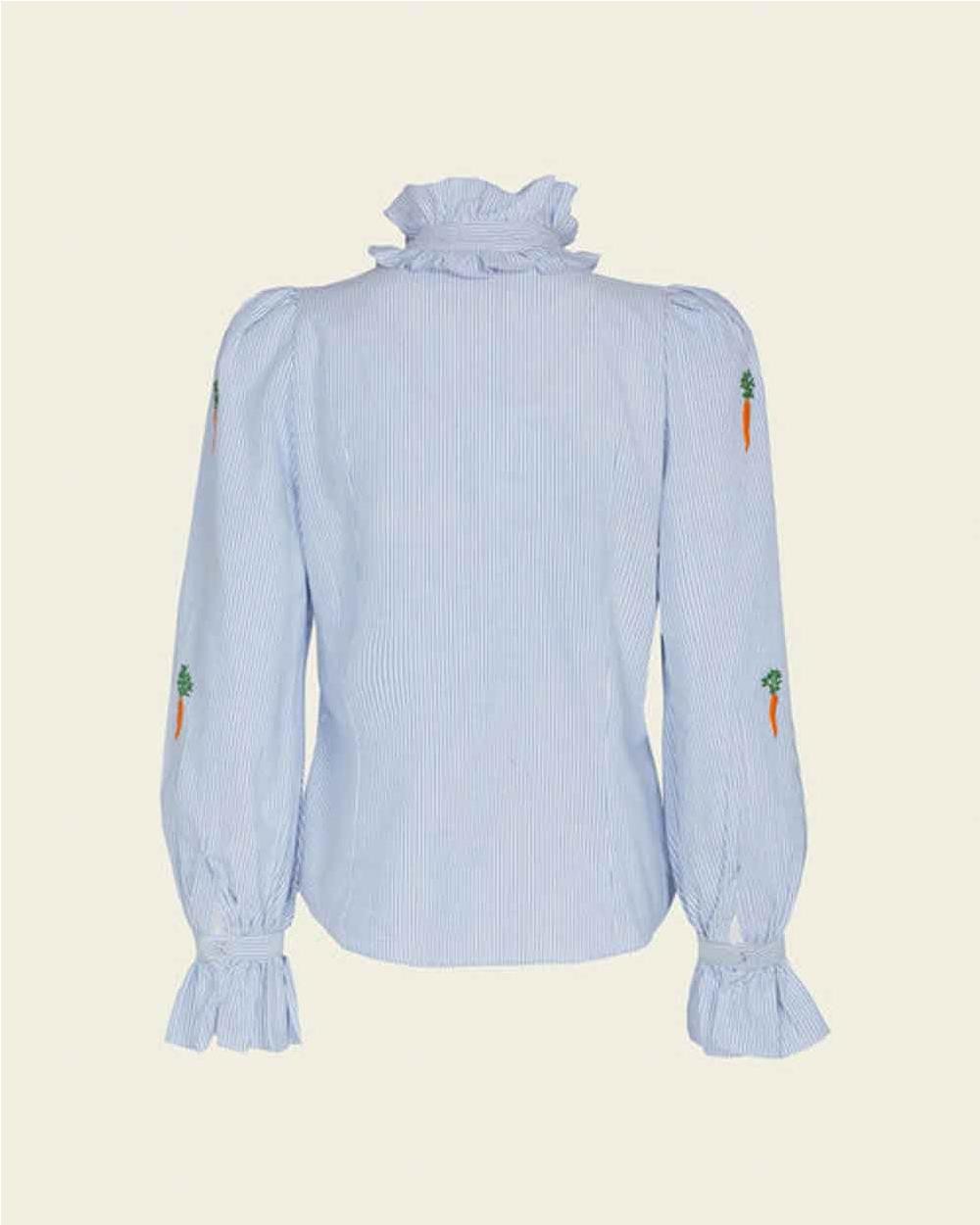 Blusa Sutton con Rayas y Bordado mujer Blusa Sutton con Rayas y Bordado mujer
