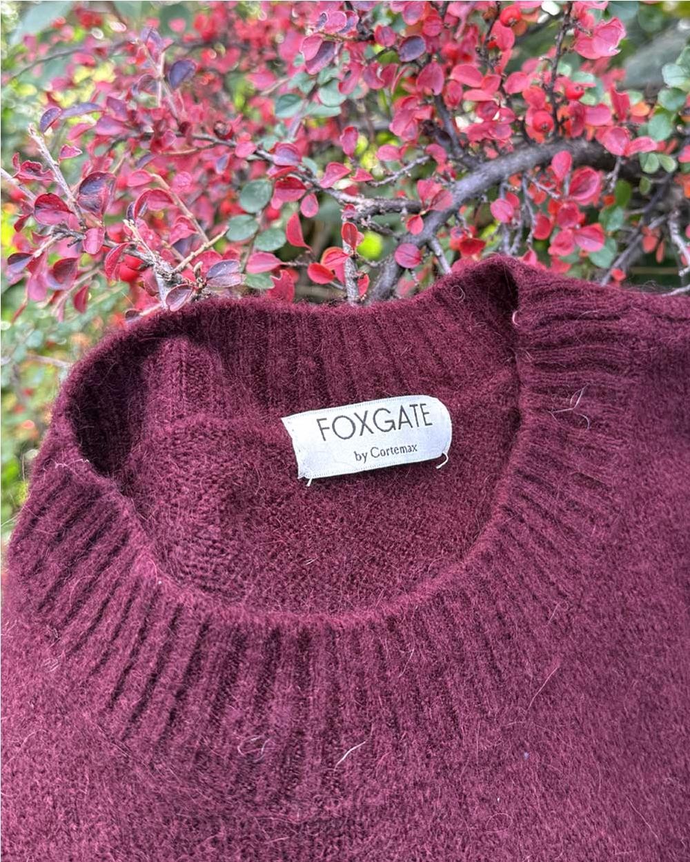 Punto alpaca superfine mujer BURDEOS