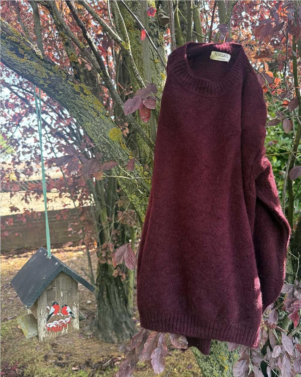 Punto alpaca superfine mujer BURDEOS