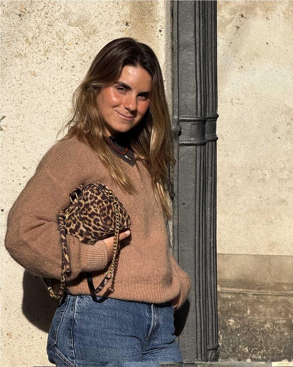 Punto pico mohair mujer CARAMEL