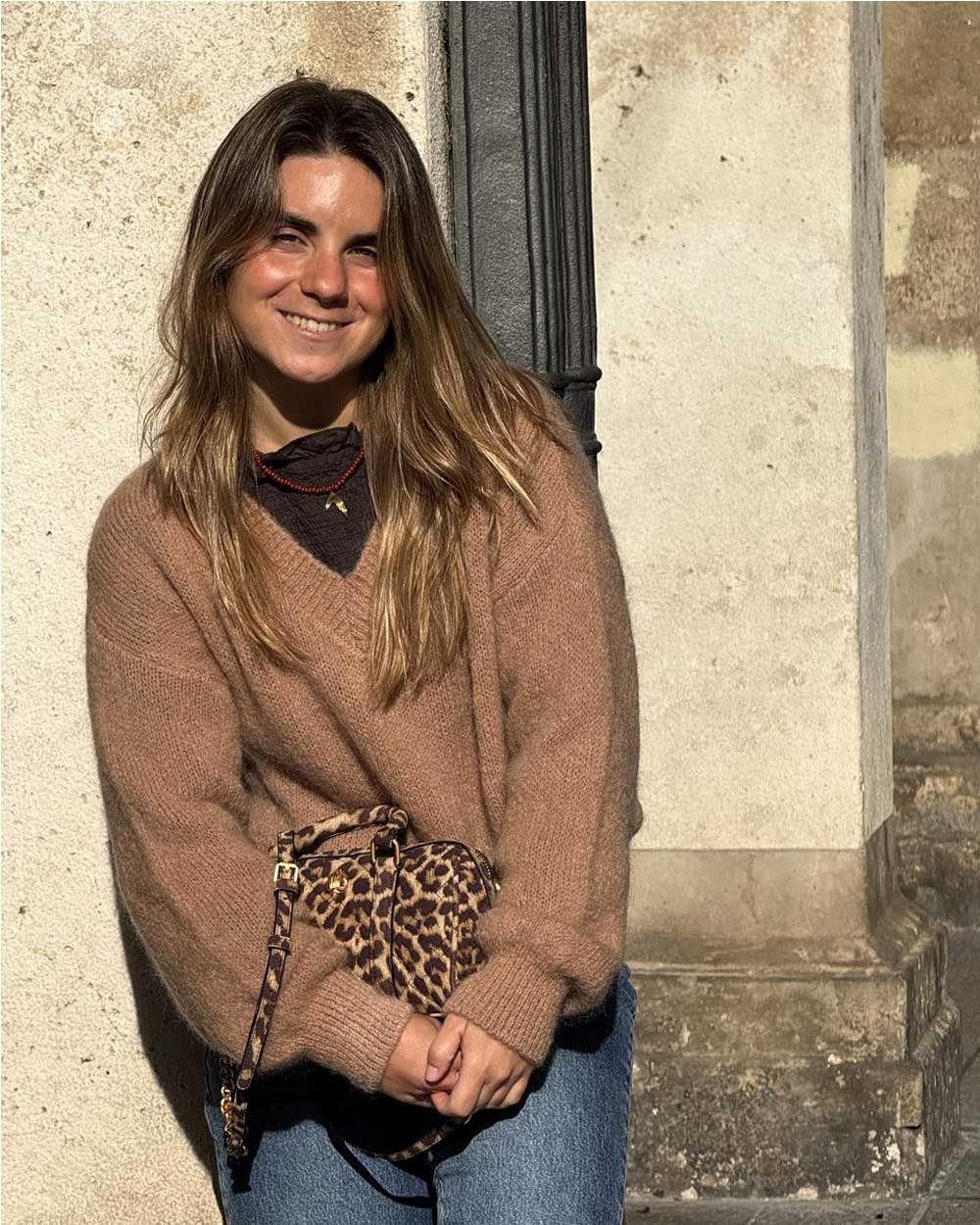 Punto pico mohair mujer CARAMEL