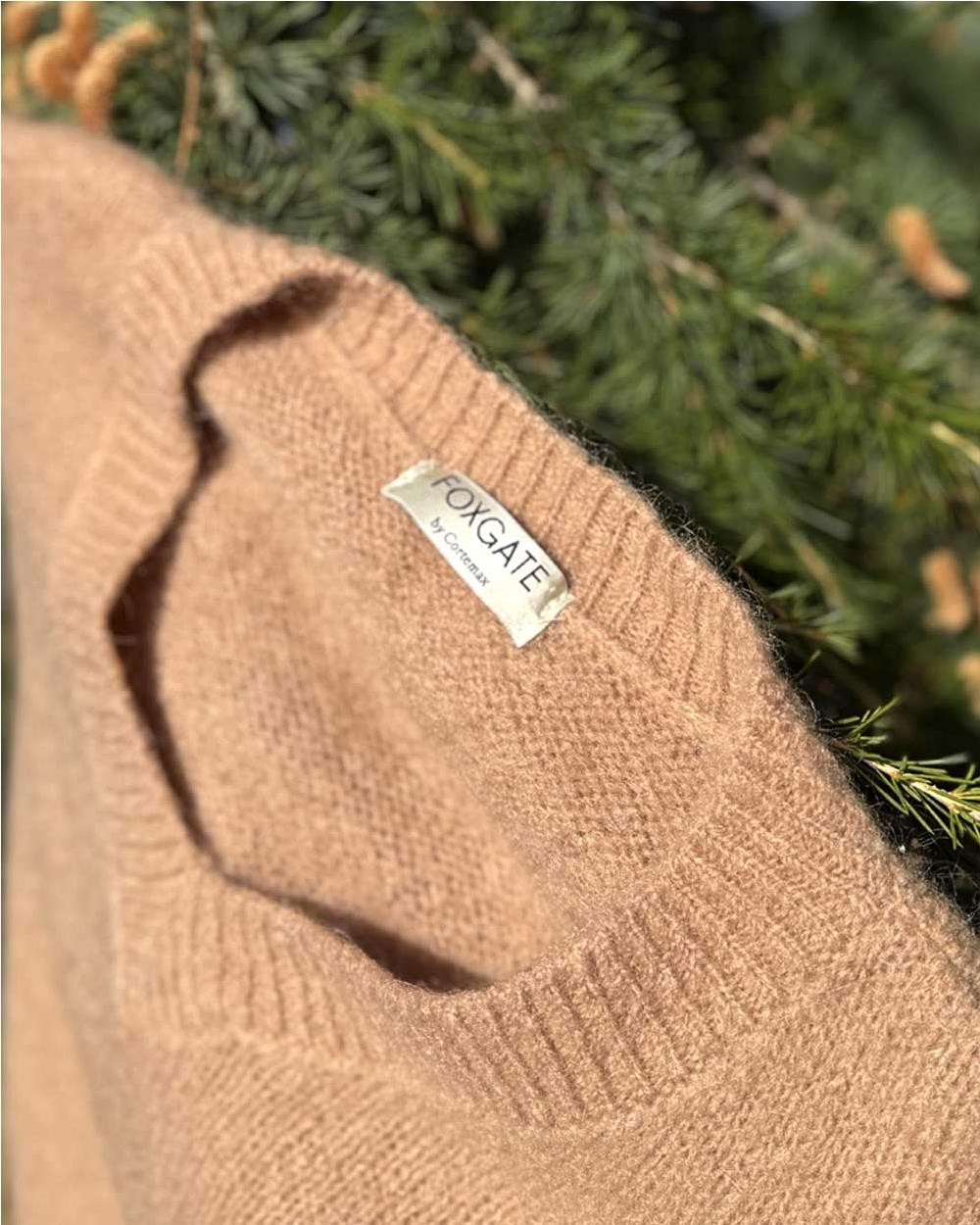 Punto pico mohair mujer CARAMEL