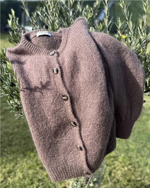 Chaqueta mohair y lana...