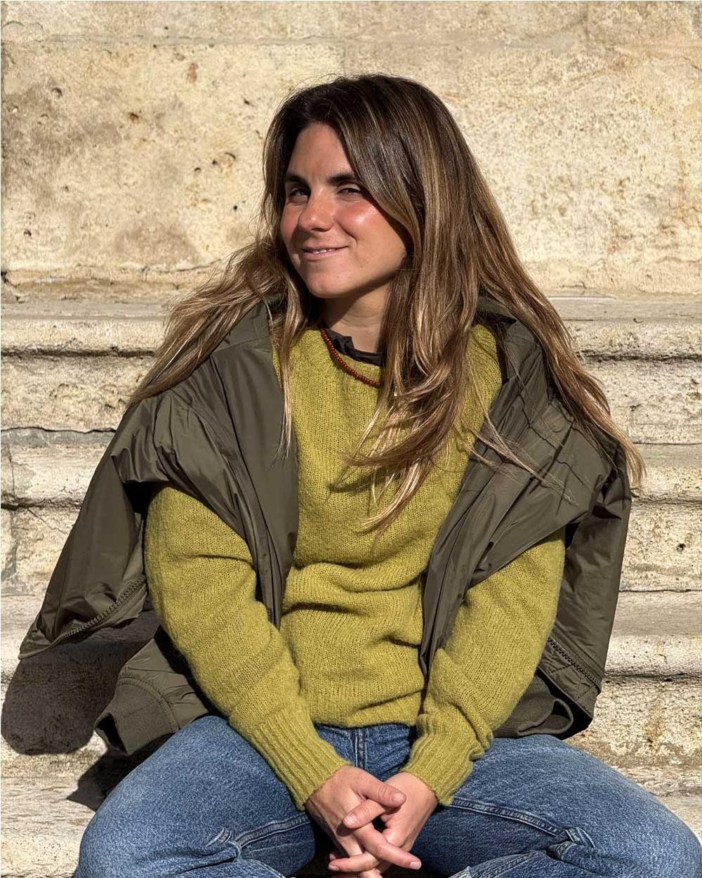 Jersey de punto en baby alpaca y lana...