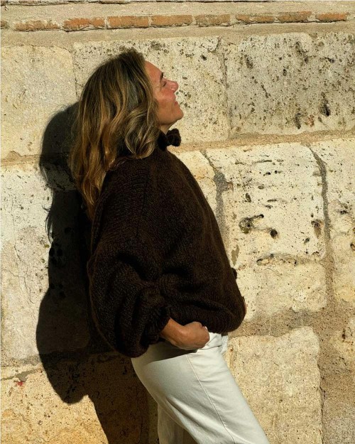 Jersey cuello alto manga...