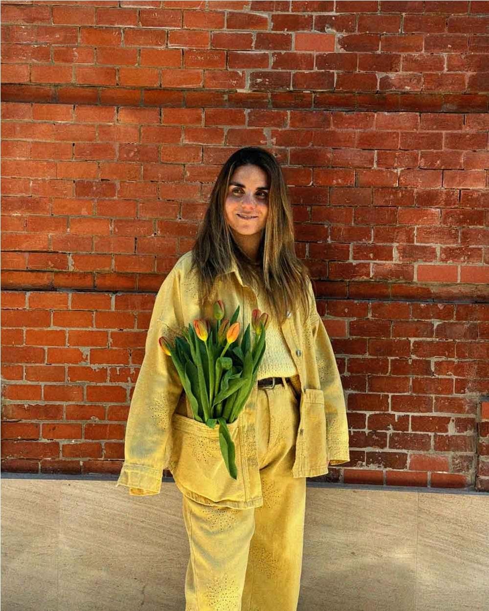 Sobrecamisa perforada algodón SUNFLOWER