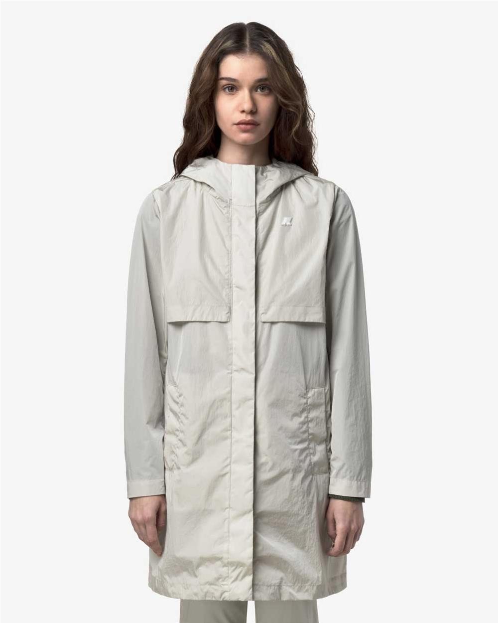 Cortavientos Largo Impermeable Mujer...