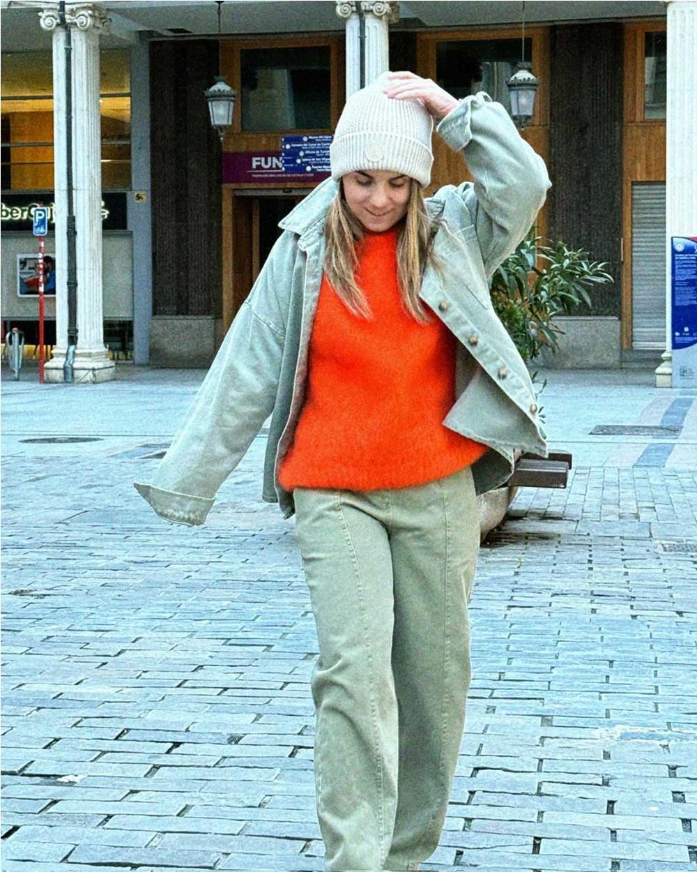 Pantalon vita elástico en algodón...