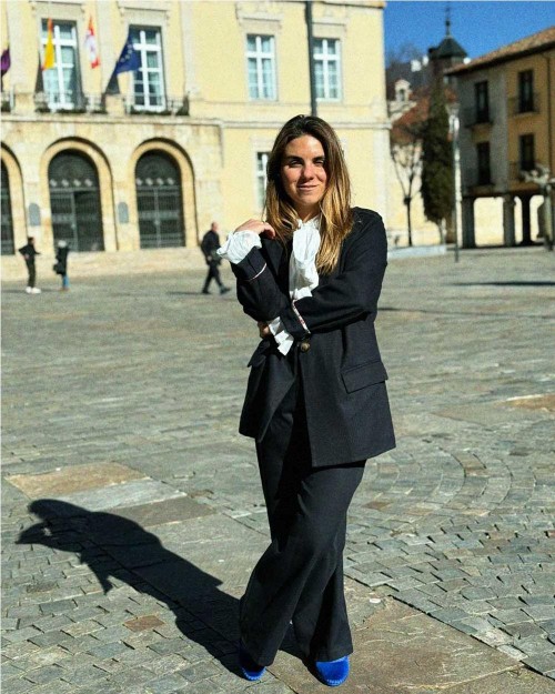 Pantalon palazzo en tencel...