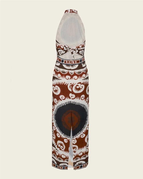 Vestido Asia algodon y lino... 2