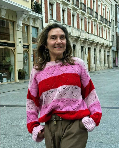 Jersey punto Heart con...