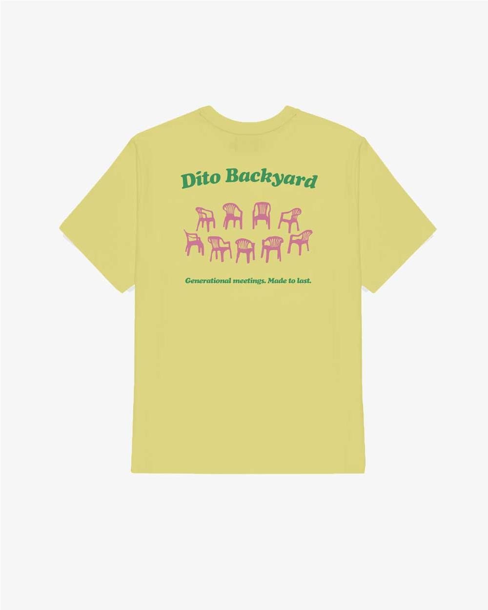 Camiseta Sillas de Algodón Grueso