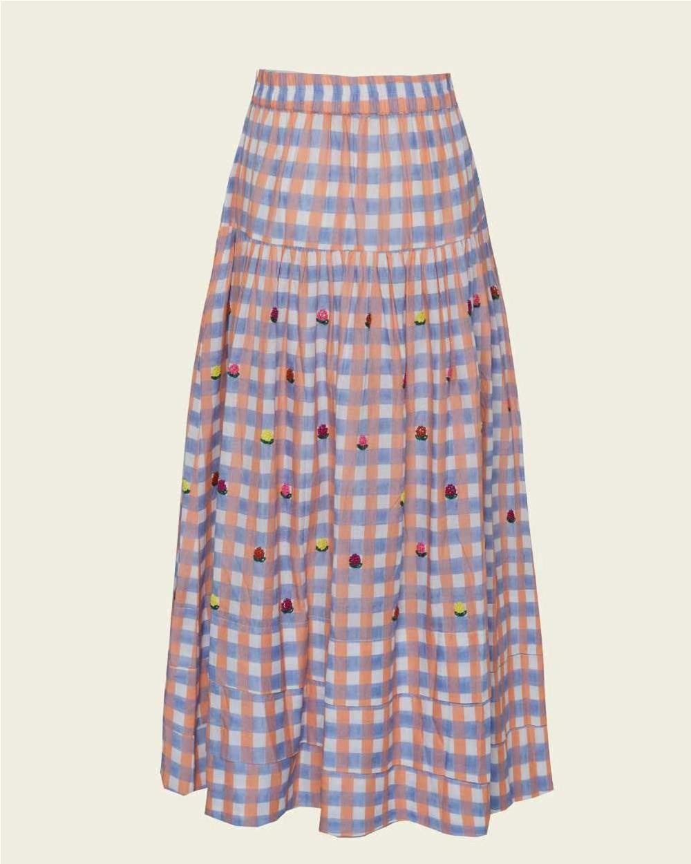 Falda bordada Adriana mujer MULTI