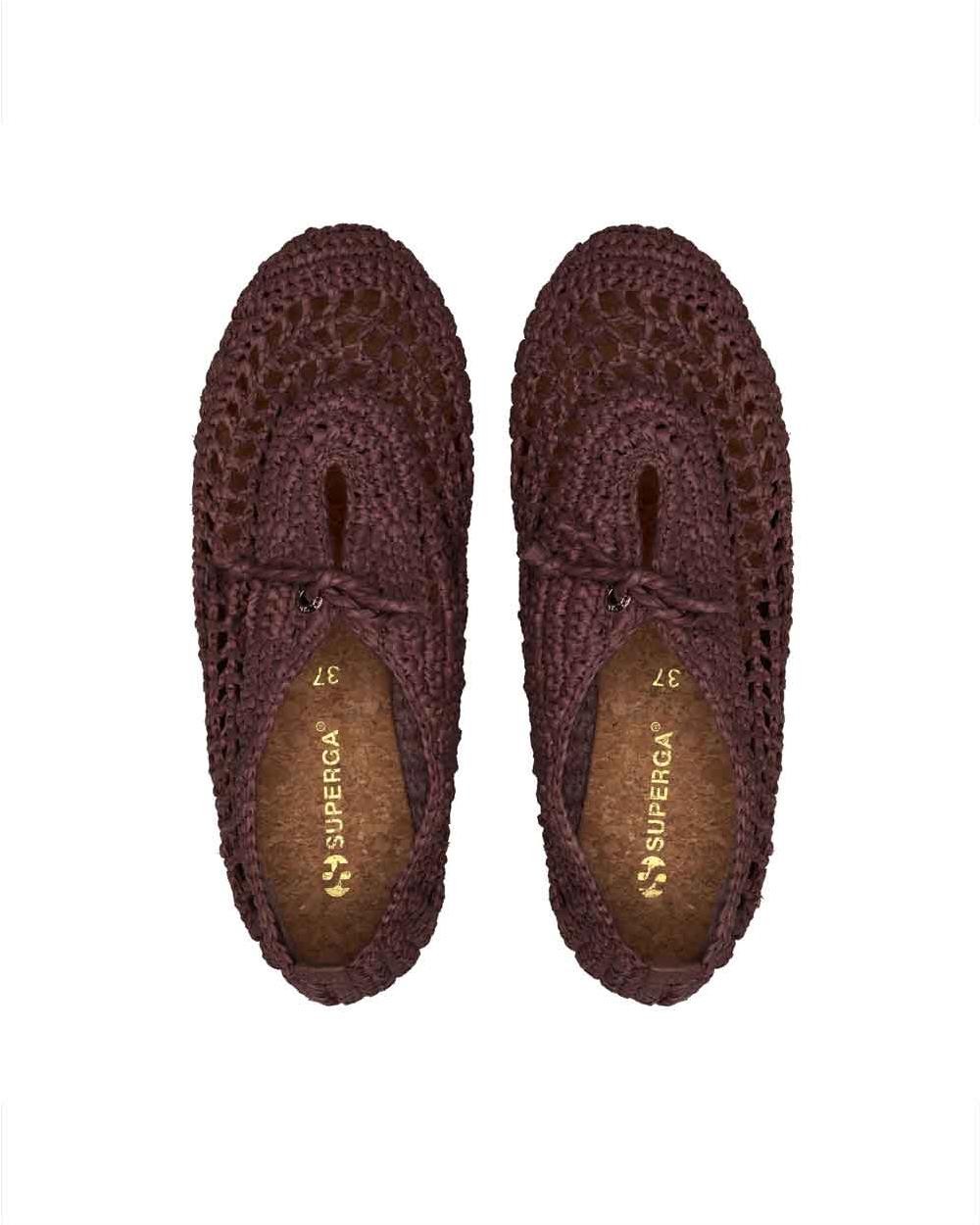 Bailarina crochet 3021 de rafia mujer