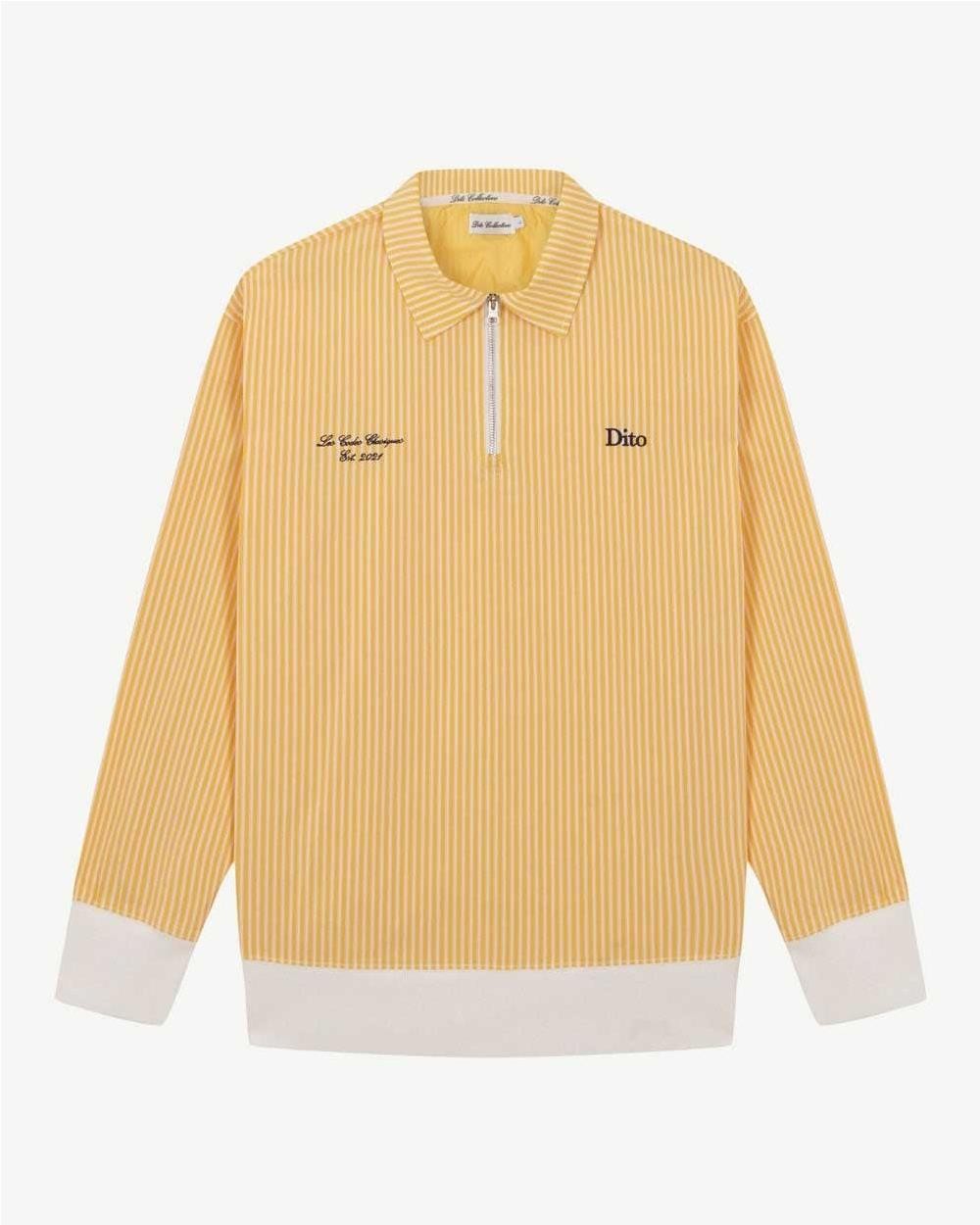 Polo Sudadera Quarter Zip raya en...