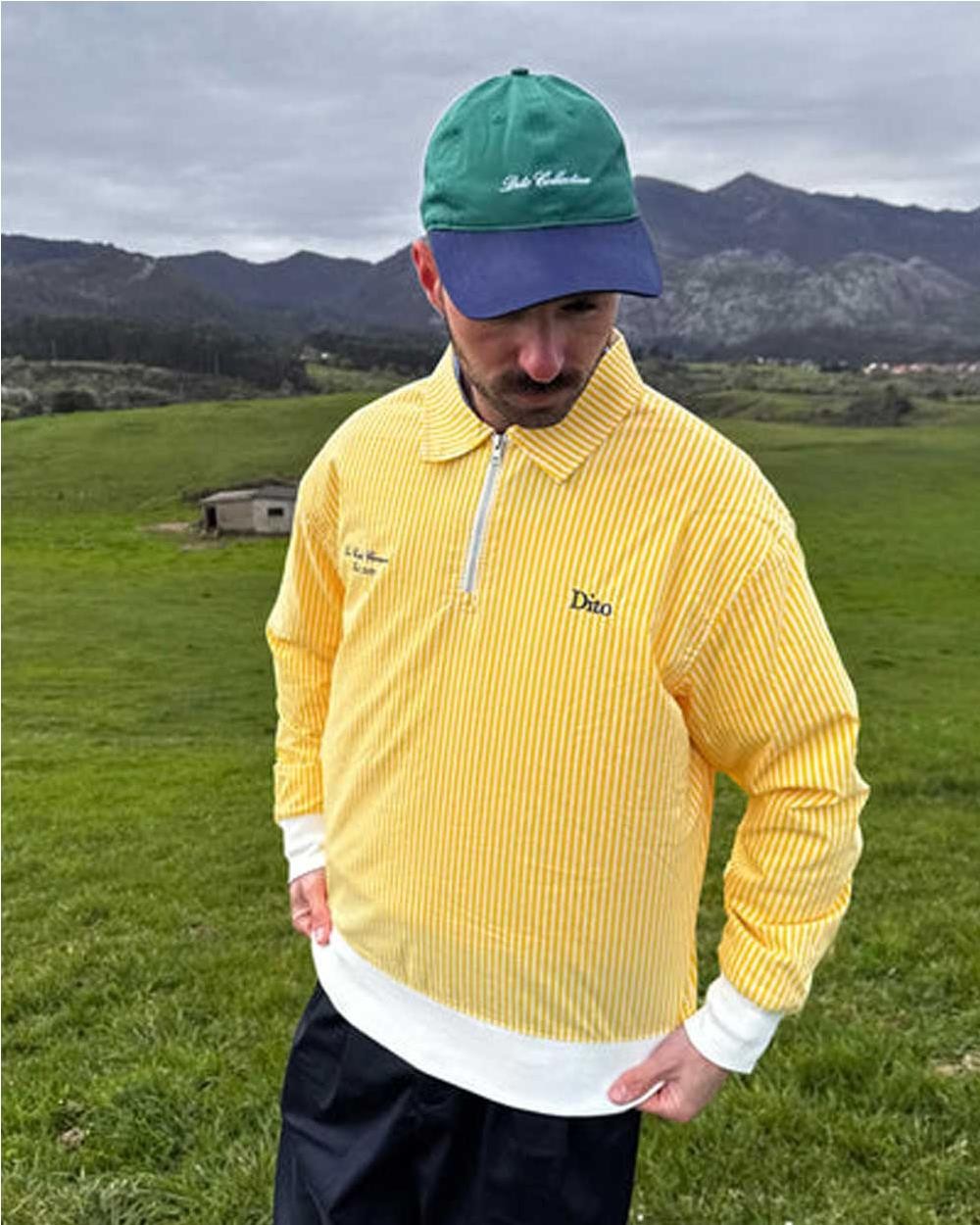 Polo Sudadera Quarter Zip raya en...