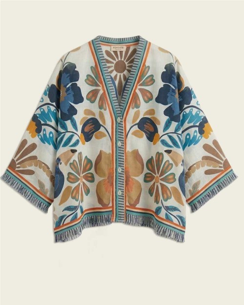 Camisa estampado de algodón...