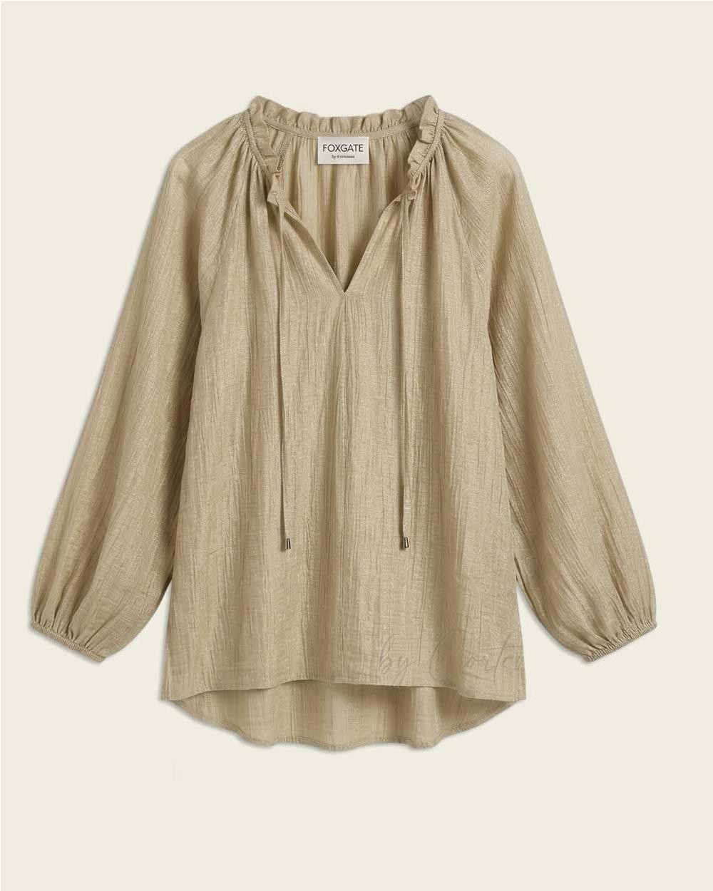 Blusa con cordon mujer BRONZO