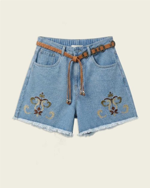Pantalon corto denim...