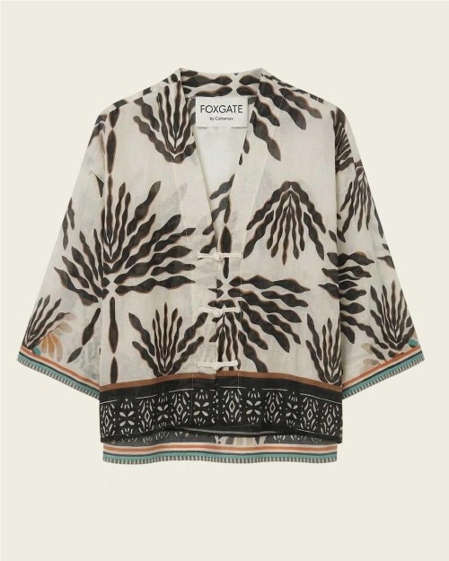 Blusa estampado en algodón...