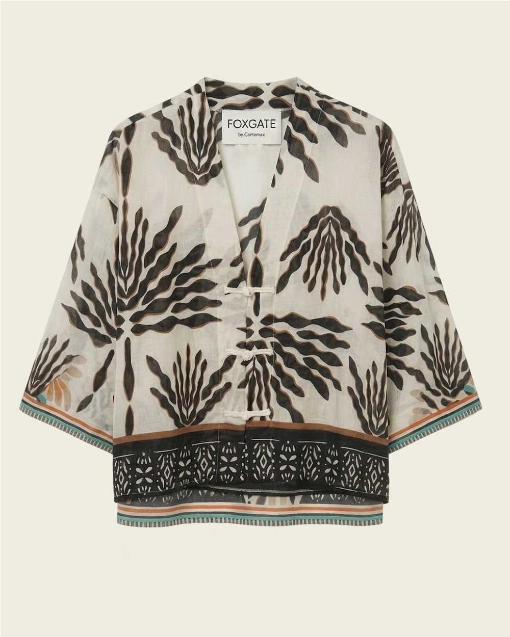 Blusa estampado en algodón mujer CHOCO
