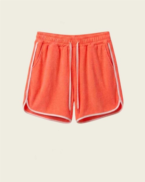 Short felpa mujer FLUOR CORAL