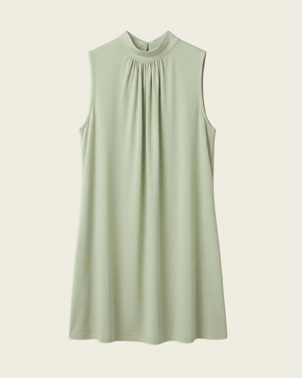Vestido cuello lazada mujer SAGEE GREEN