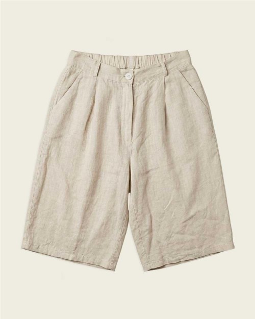 Short de lino mujer DESIERTO