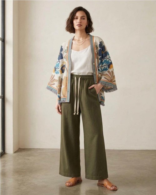 Pantalón de algodón mujer... 2