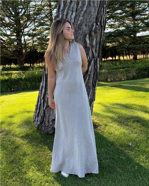 Vestido sin mangas de lino... 2