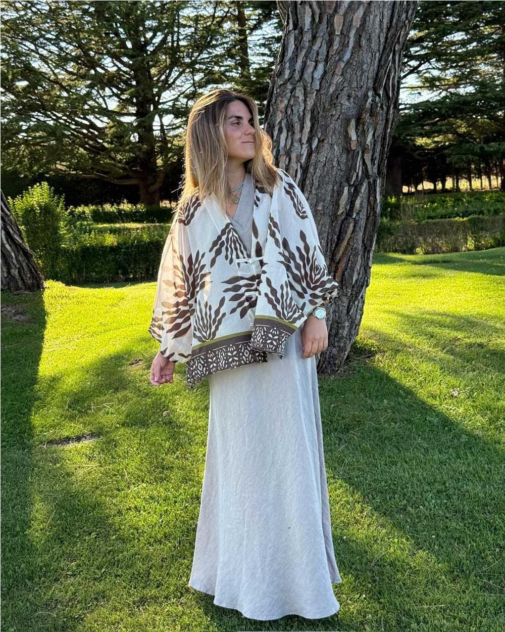 Blusa estampado en algodón mujer CHOCO