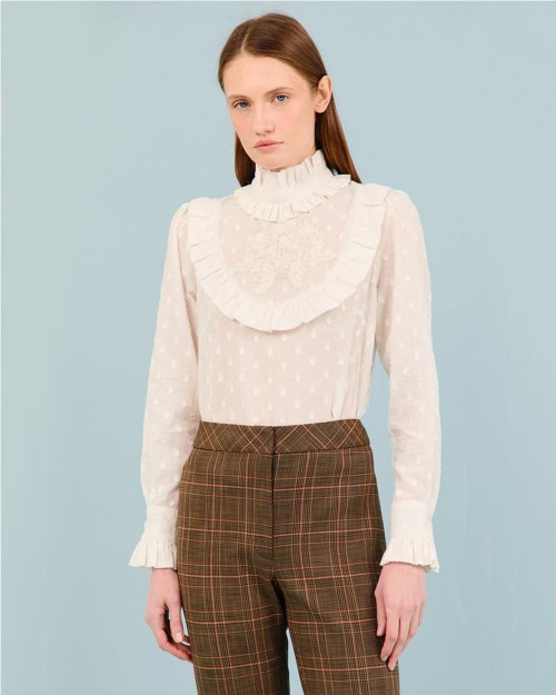 Blusa Milena estampada de...