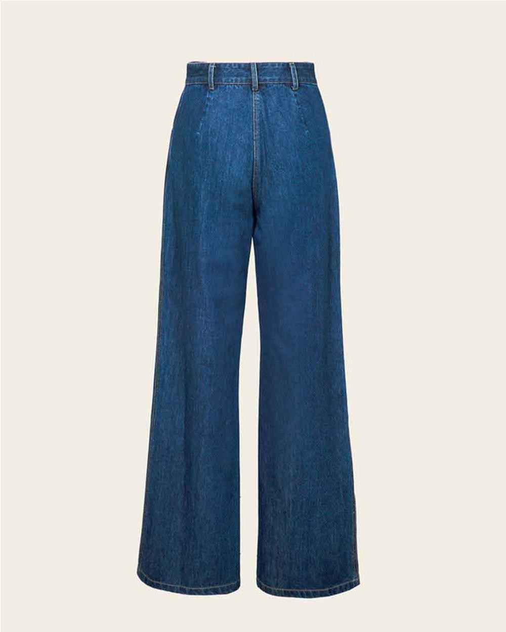 Pantalón Ivana denim de pierna ancha...