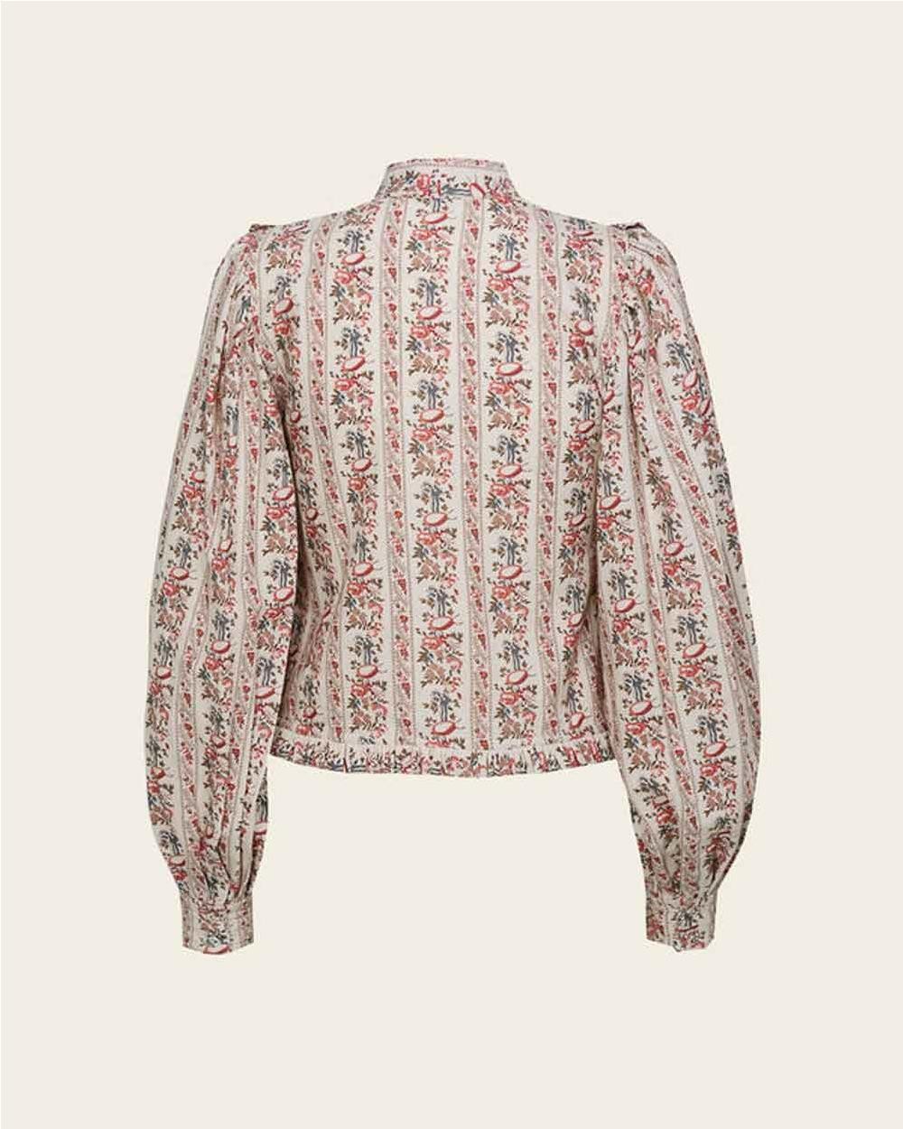Blusa Selene estampada de algodón PINK
