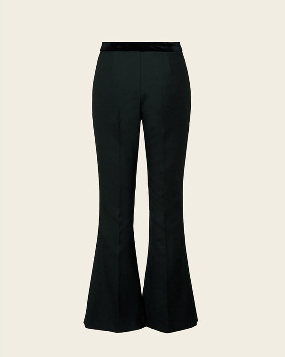 Pantalón Acacia acampanado de talle...